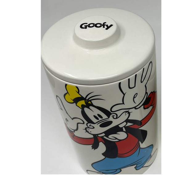 Disney Goofy Up Close Color Canister Jar Large 8" NEW - Picture 3 of 4